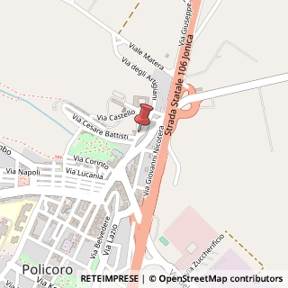 Mappa Via degli Artigiani, 2, 75025 Policoro, Matera (Basilicata)