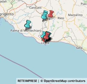 Mappa Strada Vicinale Monserrato, 92027 Licata AG, Italia (7.0515)