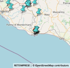 Mappa Via Carso, 92027 Licata AG, Italia (18.90529)