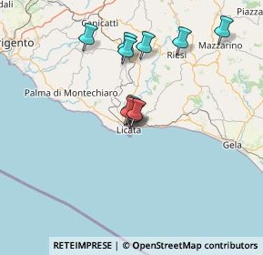 Mappa Via Carso, 92027 Licata AG, Italia (12.45909)
