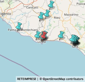 Mappa Via Carso, 92027 Licata AG, Italia (18.2445)
