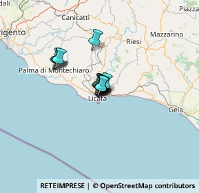 Mappa Via Carso, 92027 Licata AG, Italia (6.99857)