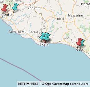 Mappa Via Carso, 92027 Licata AG, Italia (35.08308)