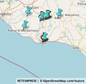 Mappa Via Carso, 92027 Licata AG, Italia (13.72357)