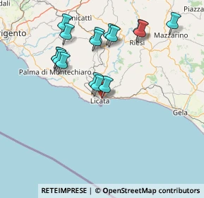 Mappa Via Carso, 92027 Licata AG, Italia (17.2625)