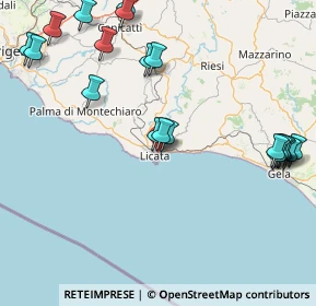 Mappa Via Carso, 92027 Licata AG, Italia (23.1115)