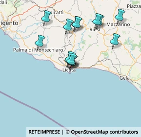 Mappa Via Carso, 92027 Licata AG, Italia (14.58071)