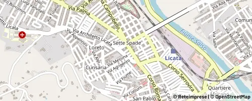 Mappa Licata