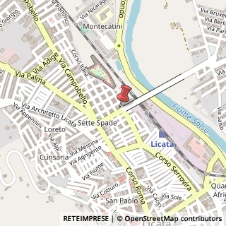 Mappa Via Gaetano De Pasquale,  59, 92027 Licata, Agrigento (Sicilia)
