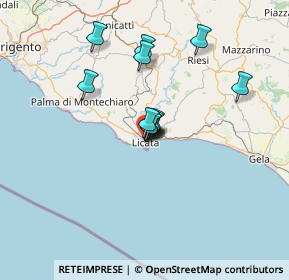 Mappa Via Fratelli Bandiera, 92027 Licata AG, Italia (10.75917)