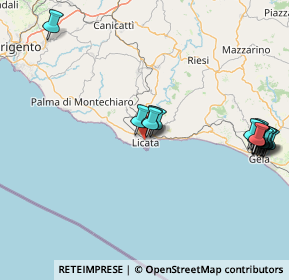 Mappa Via Fratelli Bandiera, 92027 Licata AG, Italia (21.47)