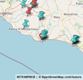 Mappa Via Fratelli Bandiera, 92027 Licata AG, Italia (19.6005)