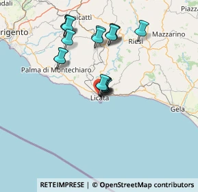 Mappa Via Fratelli Bandiera, 92027 Licata AG, Italia (14.28176)