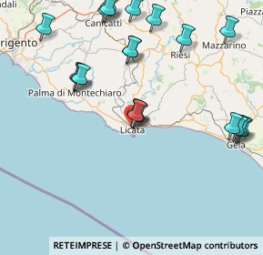 Mappa Via Fratelli Bandiera, 92027 Licata AG, Italia (21.4915)