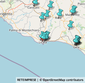 Mappa Via Fratelli Bandiera, 92027 Licata AG, Italia (20.2215)