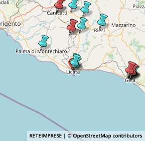 Mappa Via Fratelli Bandiera, 92027 Licata AG, Italia (21.532)