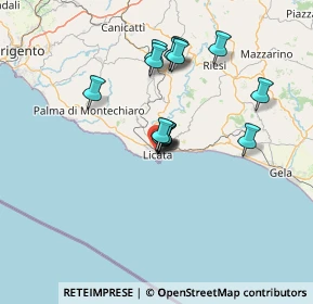 Mappa Via Fratelli Bandiera, 92027 Licata AG, Italia (12.61643)