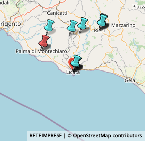 Mappa Via Fratelli Bandiera, 92027 Licata AG, Italia (13.696)