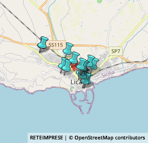 Mappa Via Fratelli Bandiera, 92027 Licata AG, Italia (0.92867)