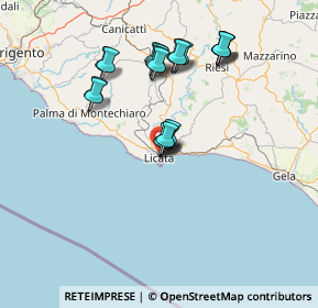 Mappa 92027 Licata AG, Italia (14.7095)