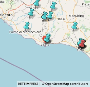 Mappa 92027 Licata AG, Italia (21.1205)