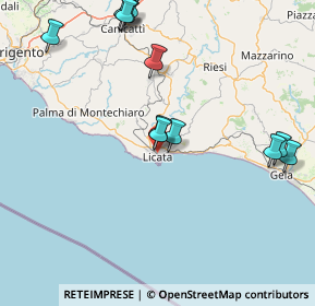 Mappa 92027 Licata AG, Italia (20.67333)