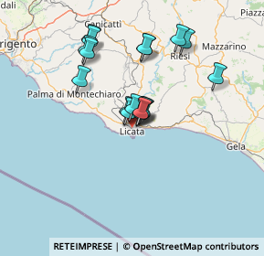 Mappa 92027 Licata AG, Italia (13.11647)