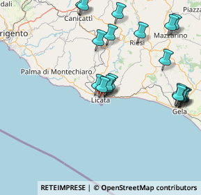 Mappa 92027 Licata AG, Italia (20.0165)