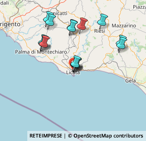 Mappa 92027 Licata AG, Italia (15.18333)