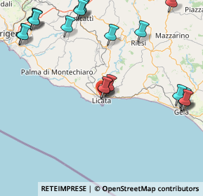 Mappa 92027 Licata AG, Italia (24.8425)