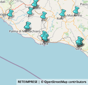 Mappa 92027 Licata AG, Italia (20.91875)