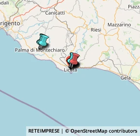 Mappa 92027 Licata AG, Italia (6.39733)