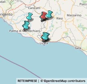 Mappa 92027 Licata AG, Italia (12.646)