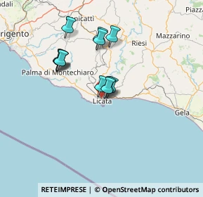 Mappa 92027 Licata AG, Italia (12.70917)