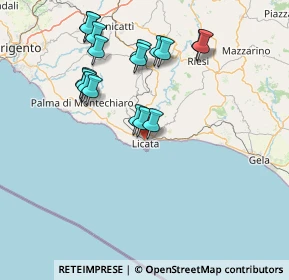 Mappa 92027 Licata AG, Italia (17.20765)
