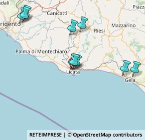 Mappa 92027 Licata AG, Italia (23.50083)