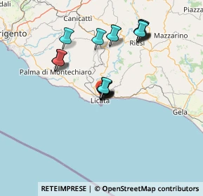 Mappa Traversa e Via Salso, 92027 Licata AG, Italia (13.6215)