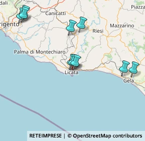 Mappa Traversa e Via Salso, 92027 Licata AG, Italia (23.50583)