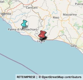 Mappa Traversa e Via Salso, 92027 Licata AG, Italia (3.99455)