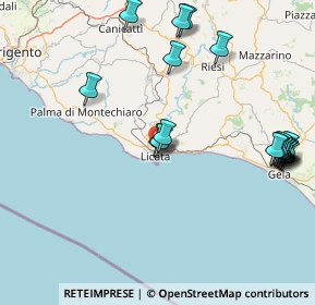 Mappa Traversa e Via Salso, 92027 Licata AG, Italia (21.9775)