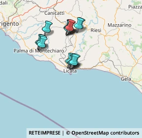 Mappa Traversa e Via Salso, 92027 Licata AG, Italia (12.79)