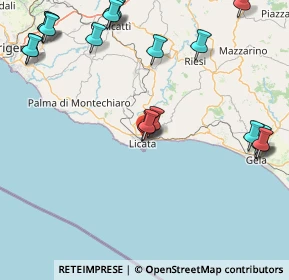 Mappa Traversa e Via Salso, 92027 Licata AG, Italia (24.8155)