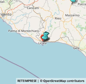 Mappa Traversa e Via Salso, 92027 Licata AG, Italia (35.56818)