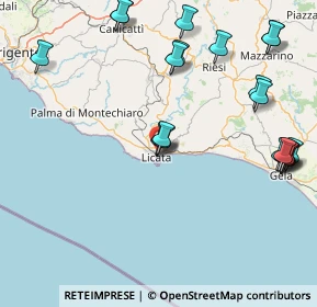 Mappa Traversa e Via Salso, 92027 Licata AG, Italia (22.622)