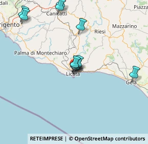 Mappa Traversa e Via Salso, 92027 Licata AG, Italia (15.97364)