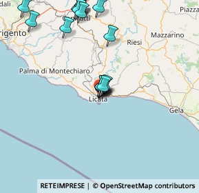 Mappa Traversa e Via Salso, 92027 Licata AG, Italia (18.69059)