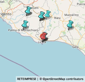 Mappa Traversa e Via Salso, 92027 Licata AG, Italia (15.34938)