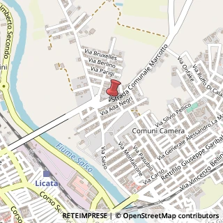 Mappa Strada Comunale Marcotta, 26, 92027 Campobello di Licata, Agrigento (Sicilia)