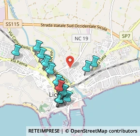 Mappa Traversa e Via Salso, 92027 Licata AG, Italia (1.01056)