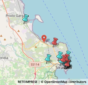 Mappa Contrada Targia, 96100 Siracusa SR, Italia (5.86)